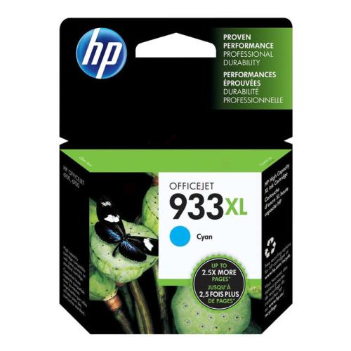 HP Cartucho de tinta ciano (CN054AE / 933XL) (elevada capacidade)